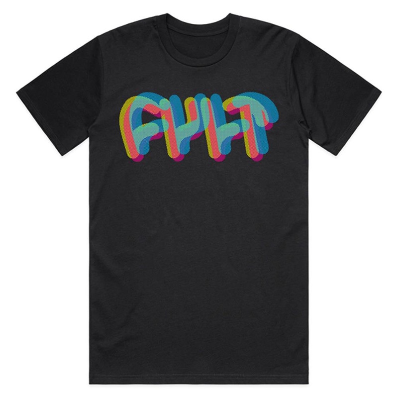 Cult CMYK T-shirt – Black Large