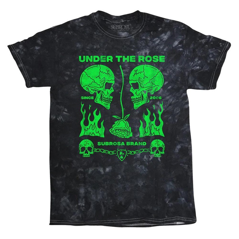 Subrosa Rose Malone T-Shirt – Storm Tie Dye Small