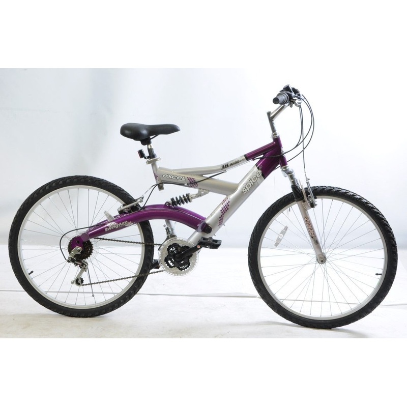 26 WHEEL DUAL SUSPENSION MOUNTAIN BIKE 18 SPEED SHIMANO 18″ FRAME EX DEMO